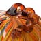 Glitzhome® Large Glass Pumpkin, Multicolor Stripes